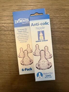 Dr. Brown’s Level 2 Bottle Nipples